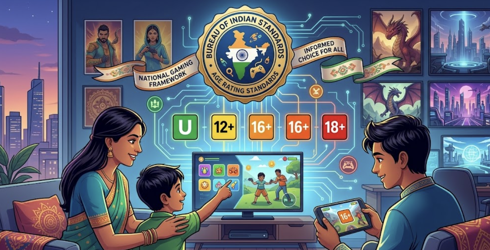 BIS Introduces Age-Rating Framework for Video Games in India: What It Means for Users and the Industry